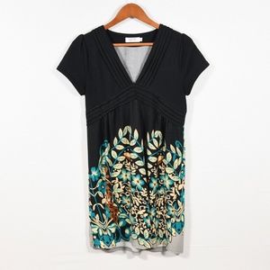 Funky People Tunic Length Floral Dress Size M